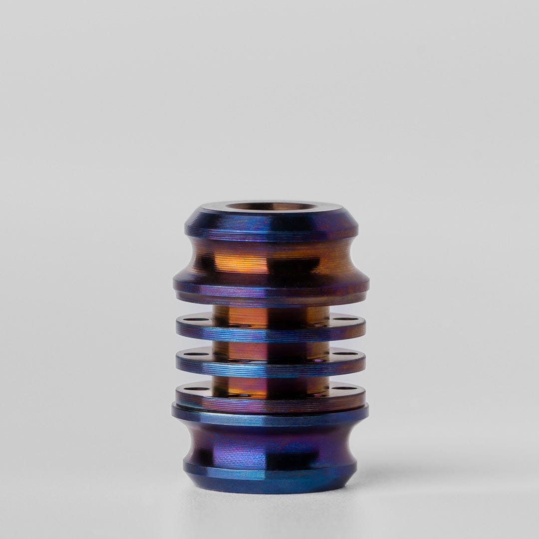 GEEONE Accessories Paracord Bead Braiding Service Tritium Bead / Titanium-dazzling flame