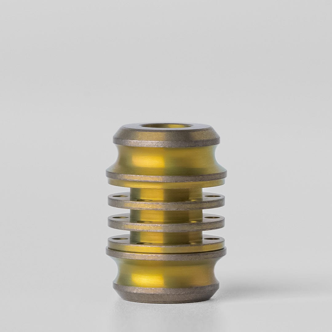 GEEONE Accessories Paracord Bead Braiding Service Tritium Bead / Titanium-golden