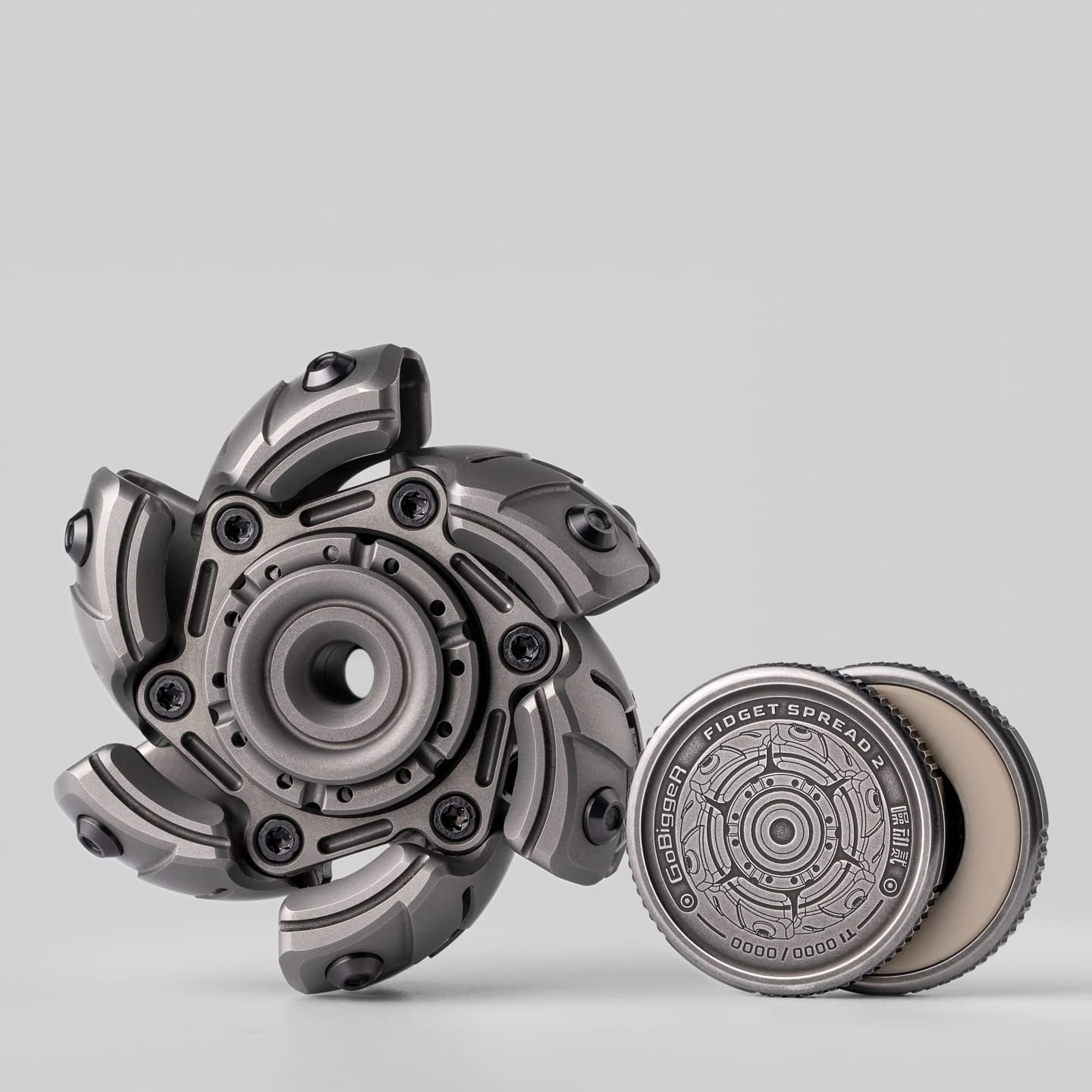 GoBiggeR 只禁优惠代码 Fidget Spread (Pillbug 2.0) Titanium/Zirconium (ships in the end of 2026)