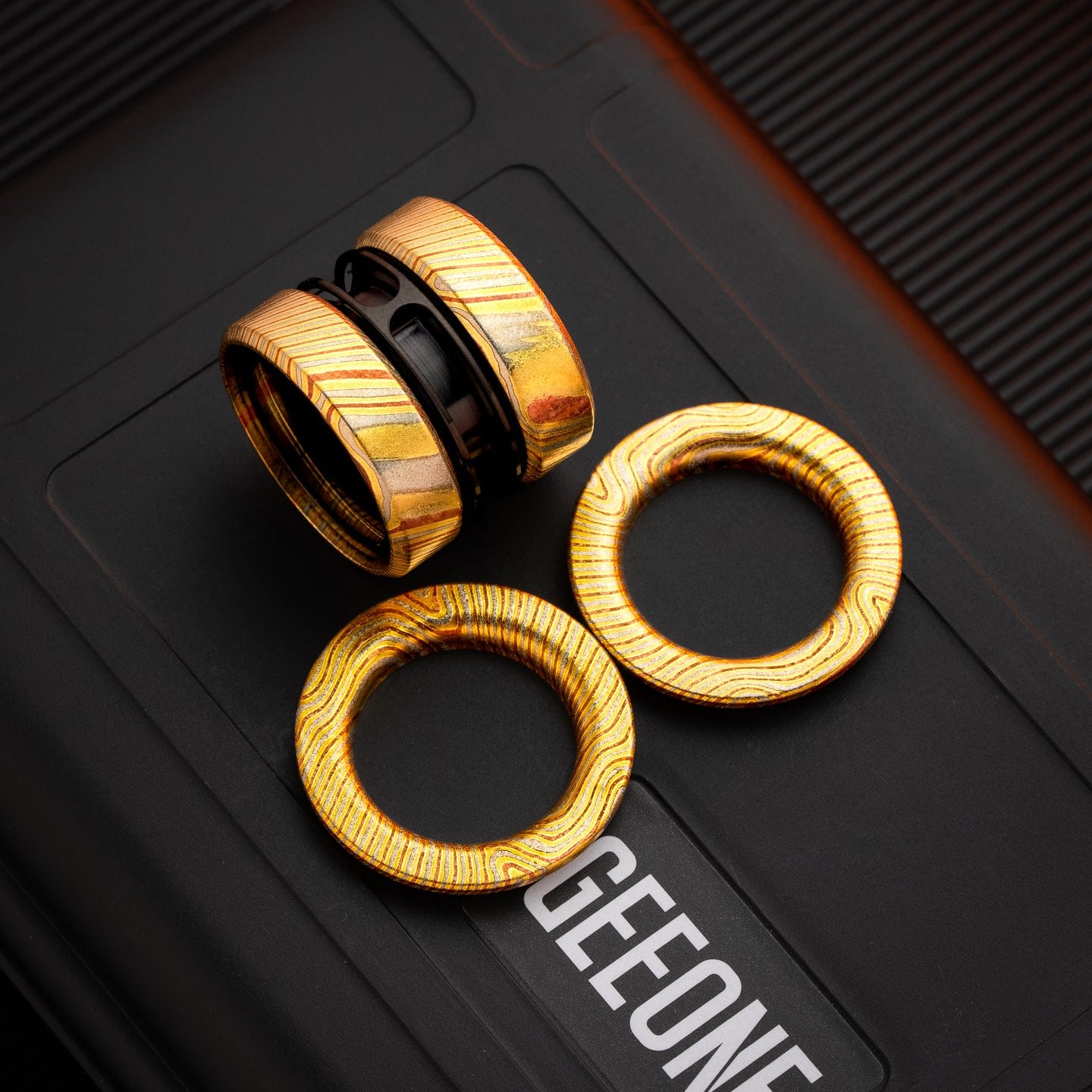 GoBiggeR 只禁优惠代码 Sinian Accessory / Titanium rotor + Pickling Mokume (4parts)