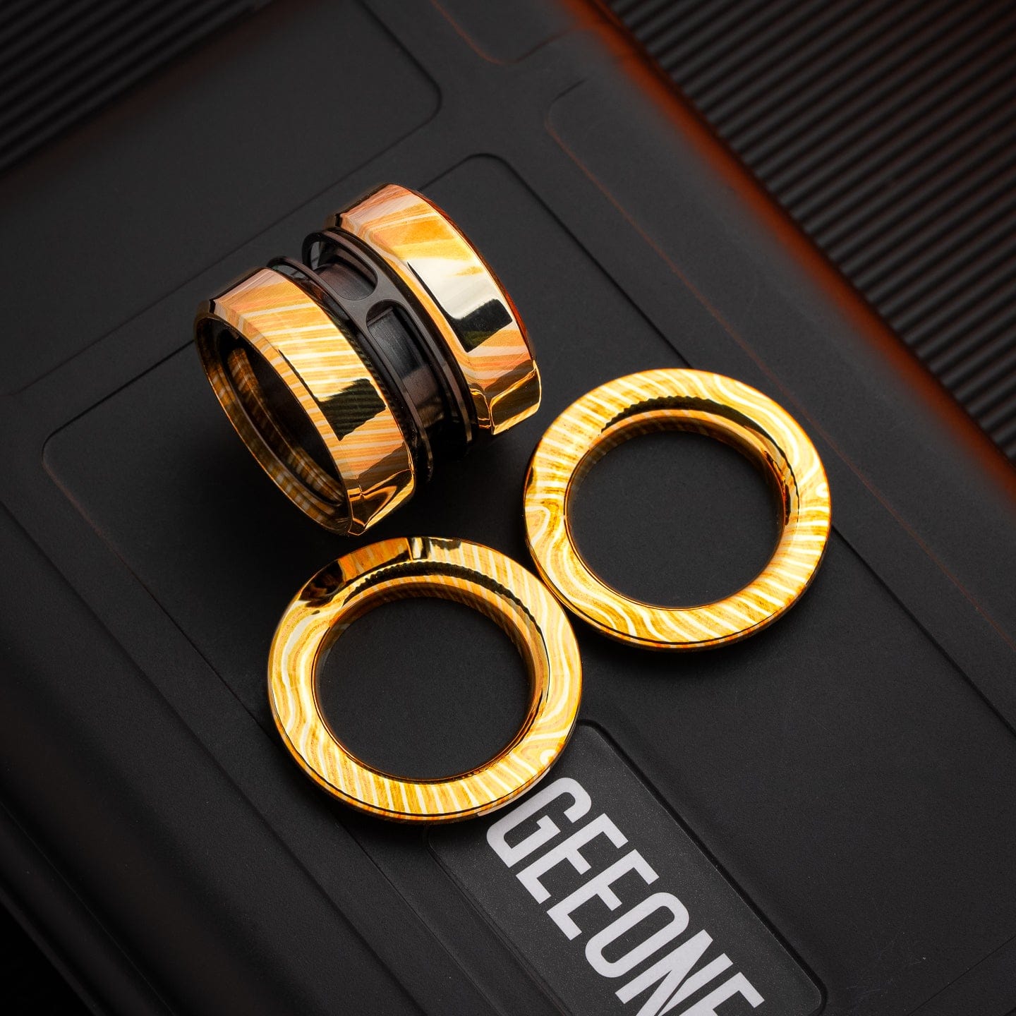 GoBiggeR 只禁优惠代码 Sinian Accessory / Titanium rotor + Polished Mokume (4parts)