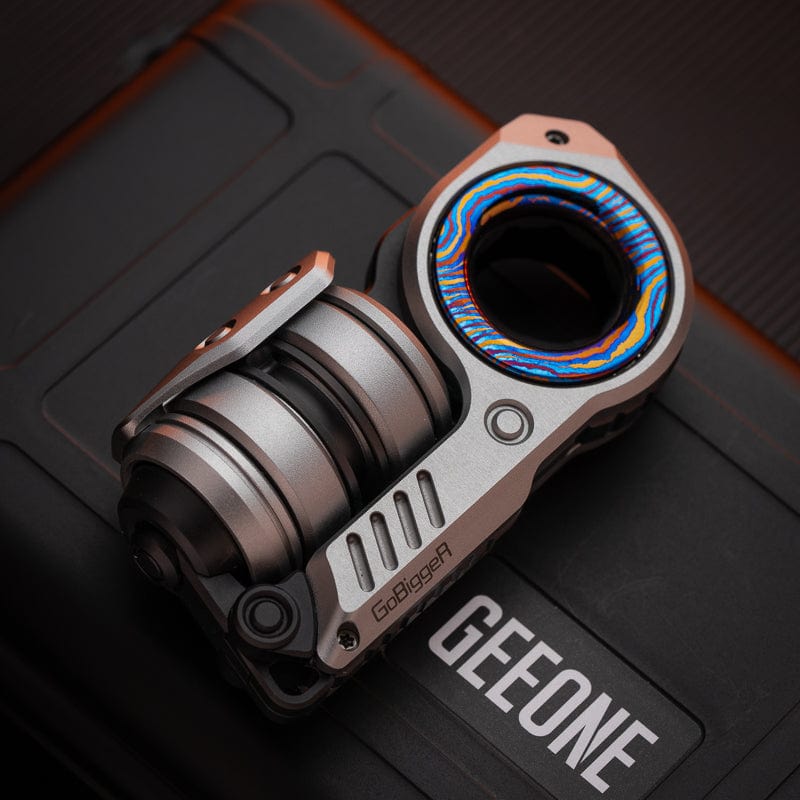 GoBiggeR Fidget Slider Sinian Lite Sinian / Aluminum silver+mokuti rings