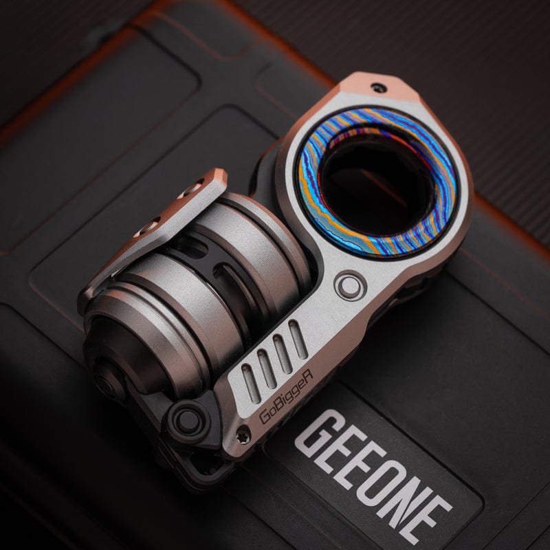 GoBiggeR Fidget Slider Sinian Lite Sinian / Aluminum silver + zircuti rings