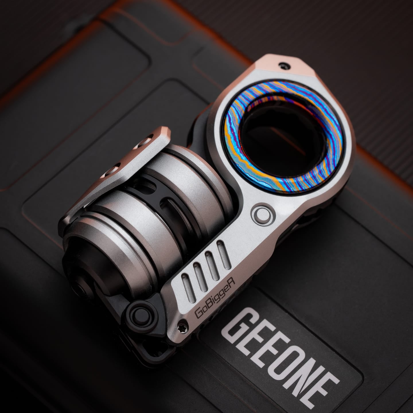 GoBiggeR Fidget Slider Sinian Lite (Youth Edition) Sinian Lite (DIY version) / Aluminum silver + zircuti rings