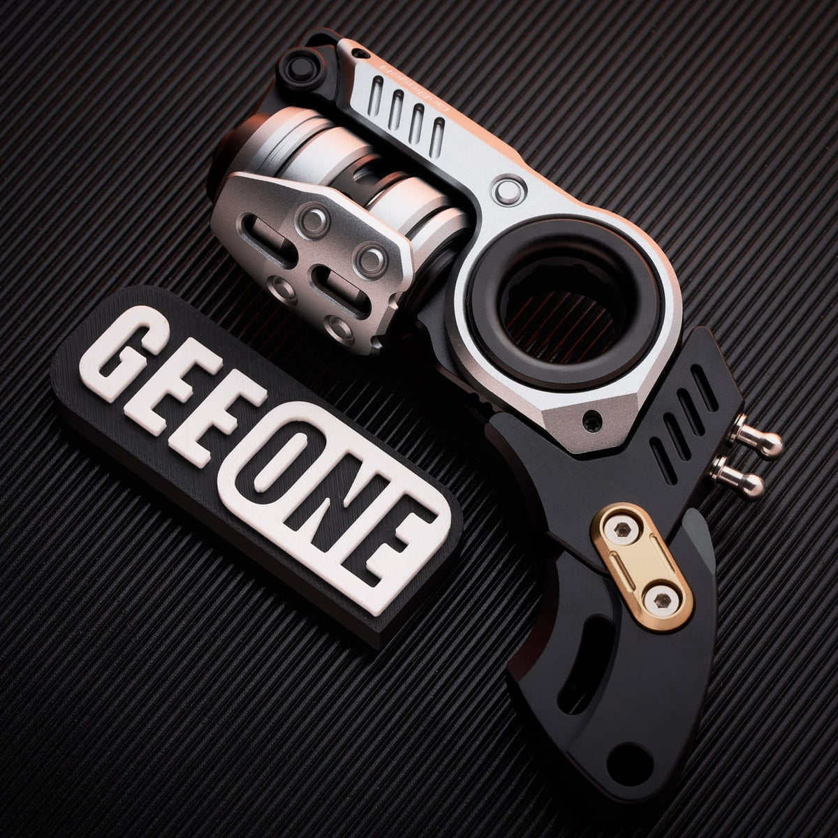 GoBiggeR Fidget Slider Sinian Lite (Youth Edition) Sinian Lite (DIY version) / Sinian Silver + Handle (Aluminum black)