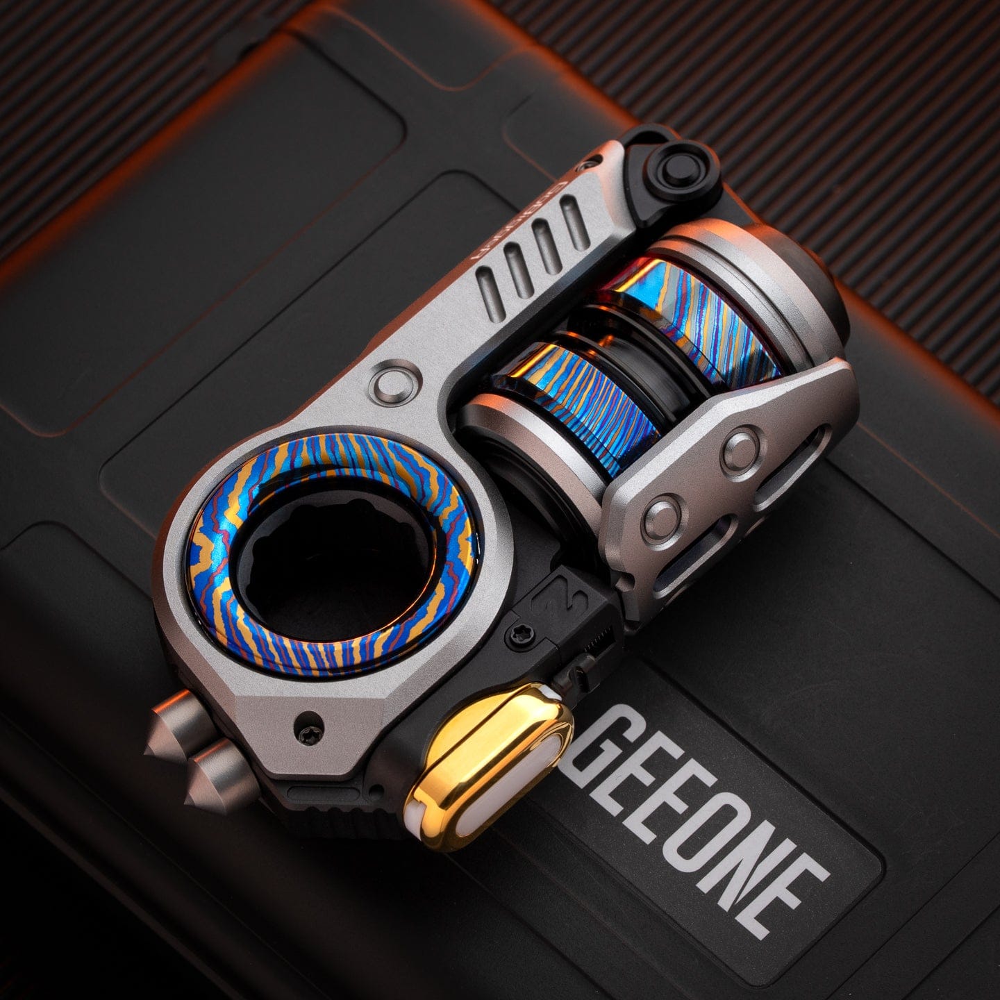 GoBiggeR Fidget Slider Sinian Lite (Youth Edition) Sinian Lite(DIY version) / Sinian (silver)+Mokuti rings+Bean Z+Adapter+Spikes