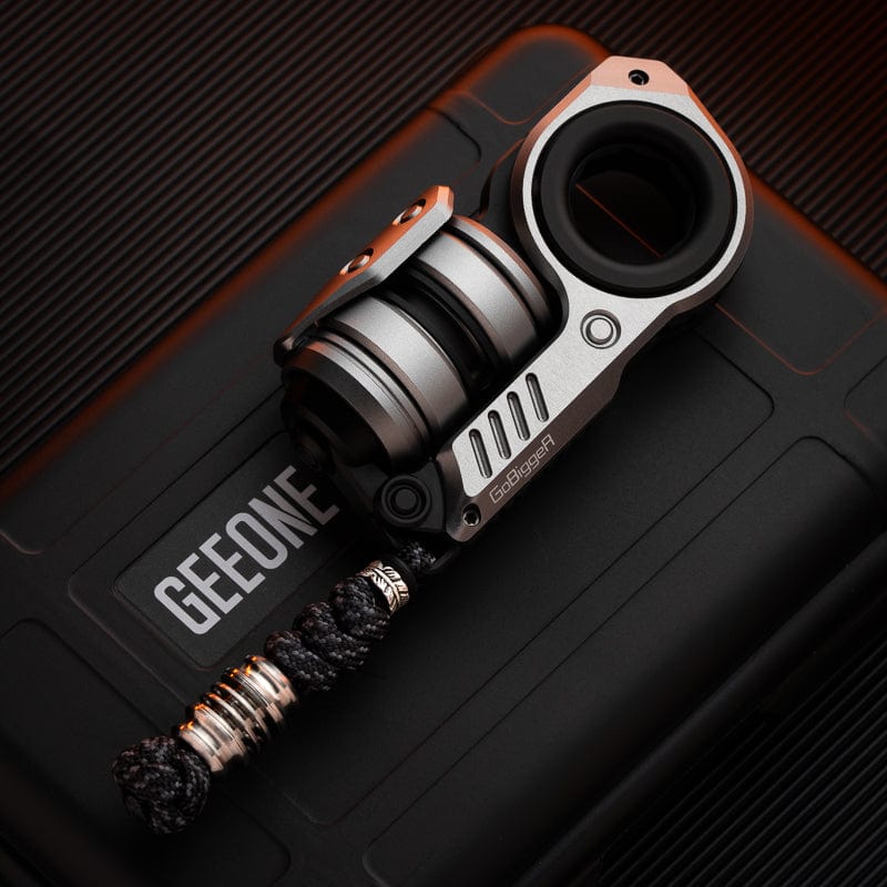 GoBiggeR Fidget Slider Sinian Set / Sinian(Aluminum silver) + Titanium-primary bead braiding kit (ships on July 10)