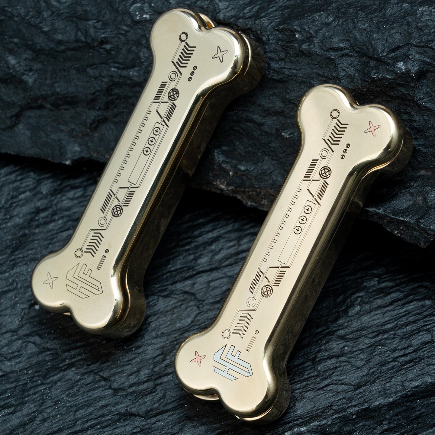 HF EDC 只禁优惠代码 Steam Bone Brass engraving