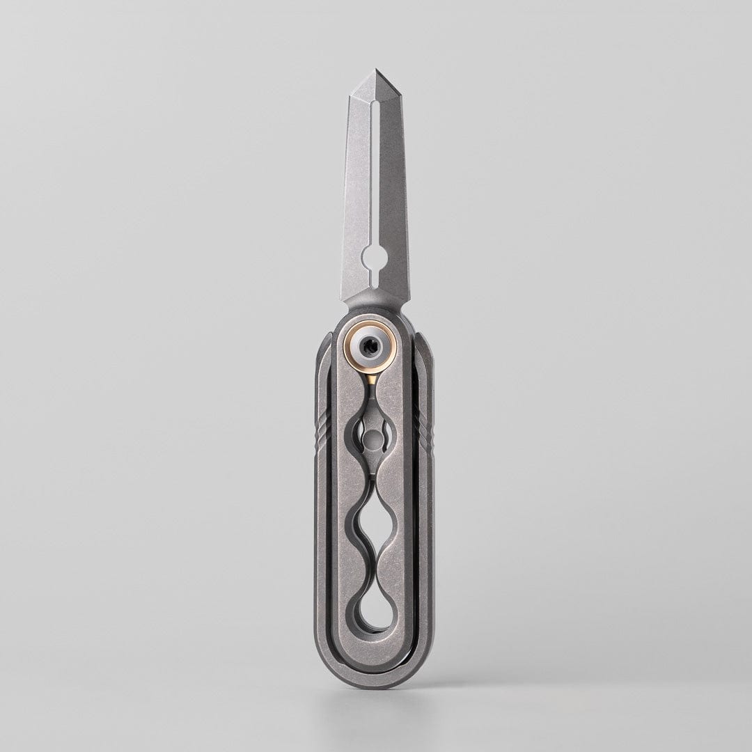 Iron Triangle Multi Tool Scarab Sword M390+TC4 Titanium