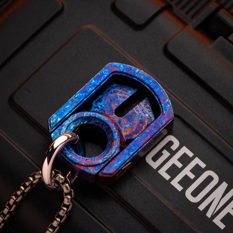 Iron Triangle Pendants Heart of Zerg 2.0 Crystal Mokuti (with tritium groove)