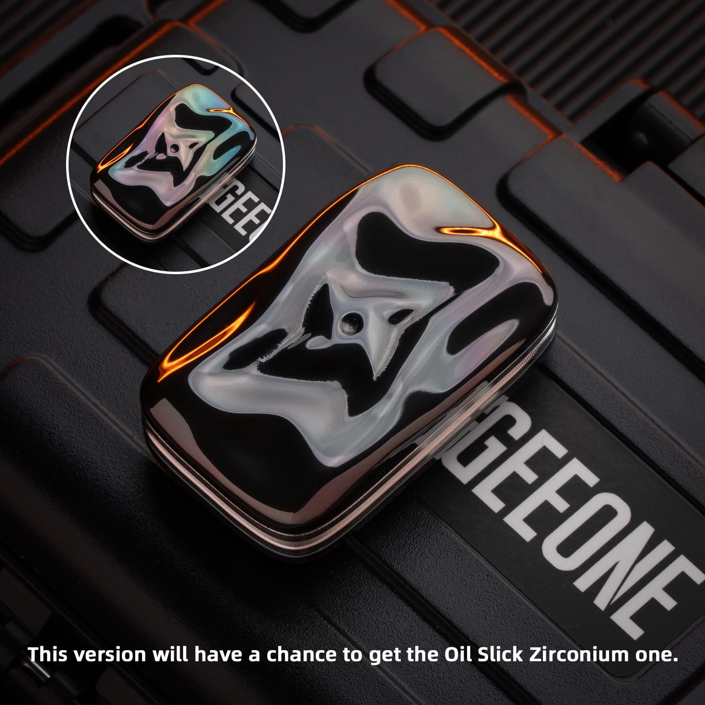 JJ EDC 只禁优惠代码 Shuriken Mini Version / Polished Zirconium (MINI)-right hand