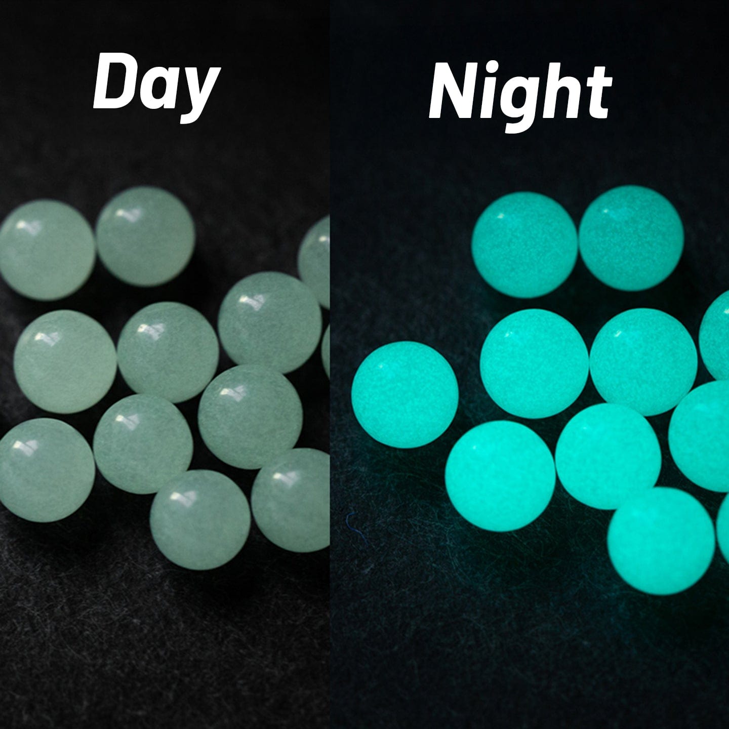 JUZHEDC 只禁优惠代码 Ling Yin Luminous beads 8mm (4pcs)-turquoise