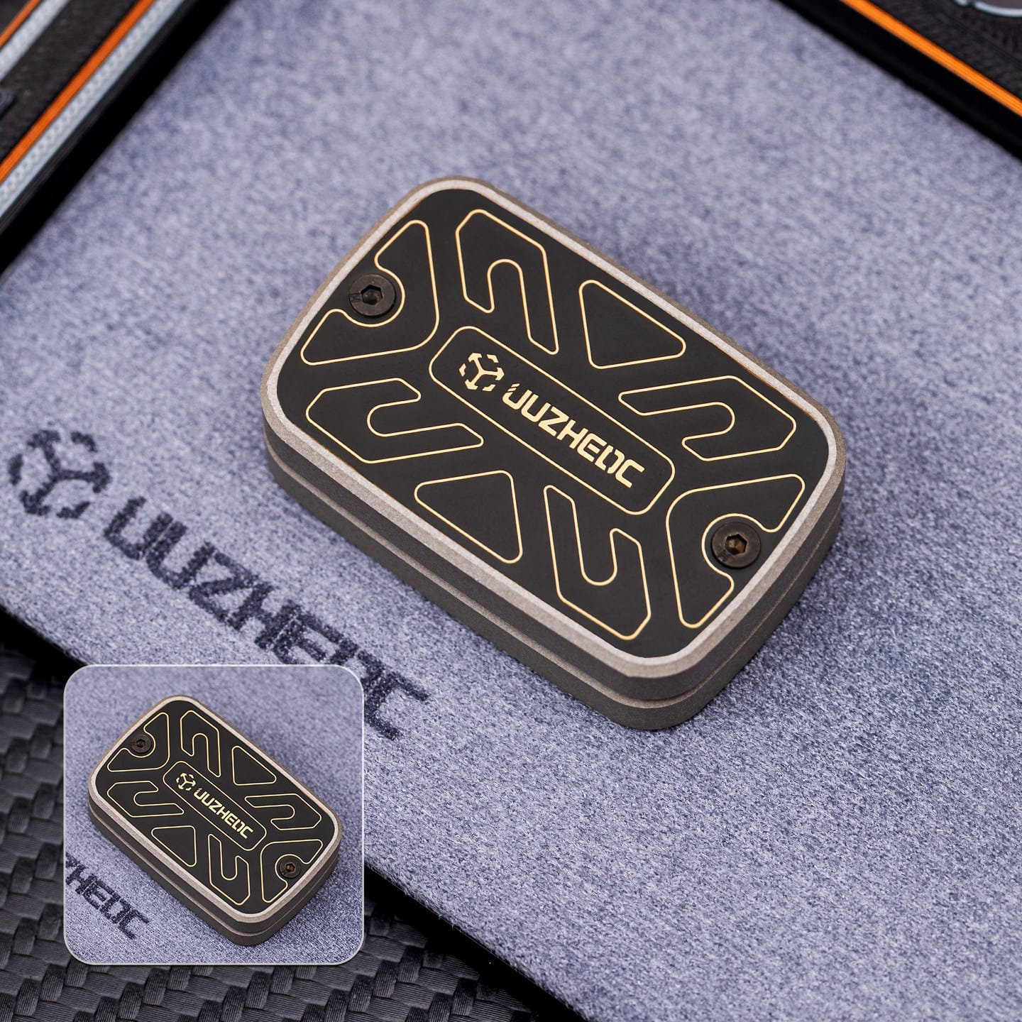 JUZHEDC Fidget Slider Advanced Aluminum Sand Color-classic