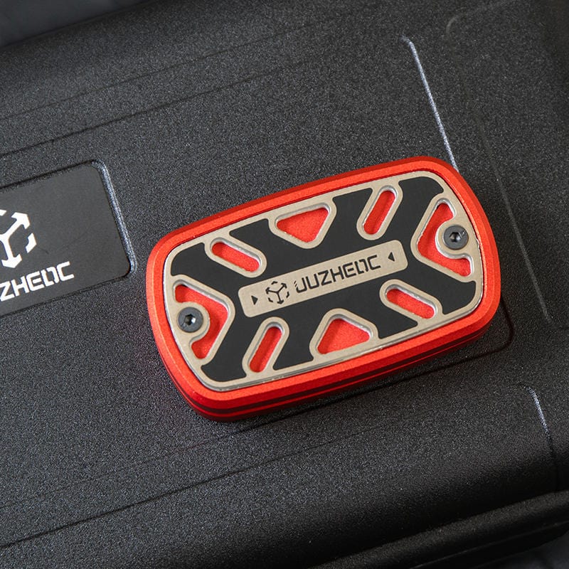 JUZHEDC Fidget Slider Hollow Slider Aluminium (red)
