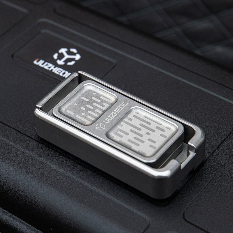 JUZHEDC Fidget Slider POP UP Stonewashed Stainless Steel (2.0 version)