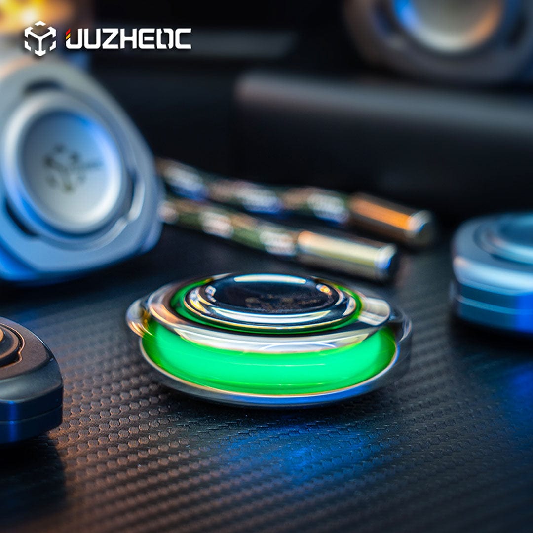JUZHEDC Fidget Spinner Fushion Polished Zirconium