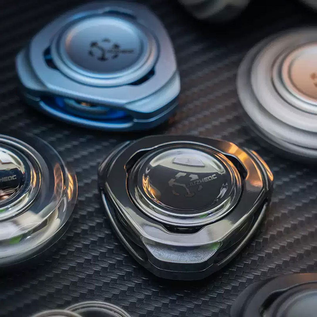JUZHEDC Fidget Spinner Fushion Polished Zirconium