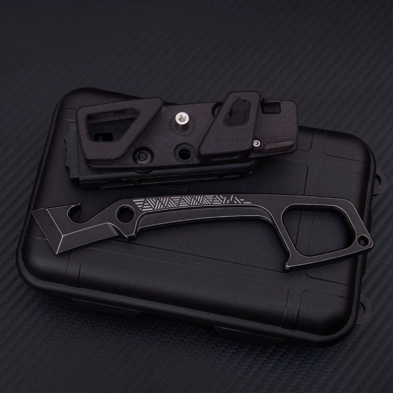 JUZHEDC Multi Tool Iron-Ridge Crowbar Blackened Titanium (set)