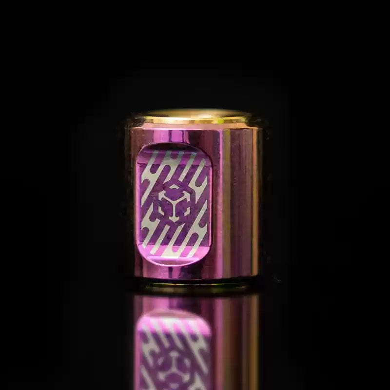 JUZHEDC Pendants SCROLL Crystal Titanium-pink