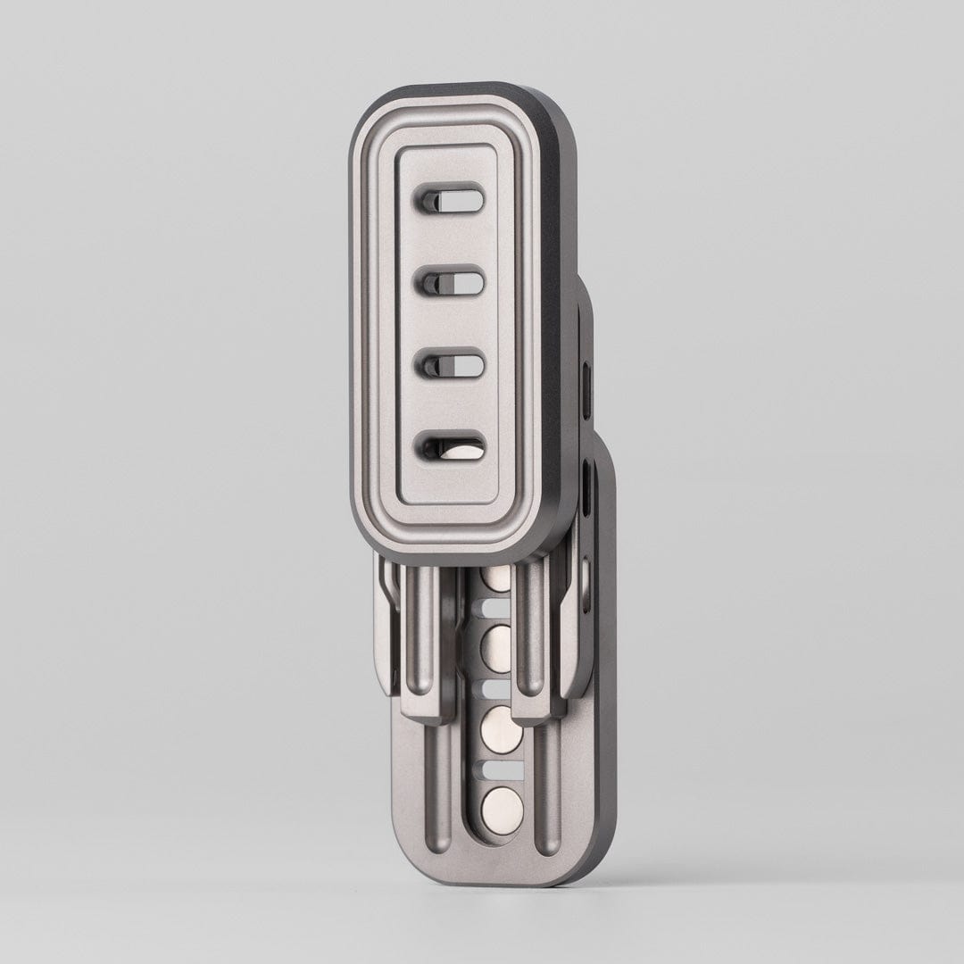 JZS EDC Fidget Slider Jingle Slider Titanium+Zirconium(Turning fork middle layer) Ships on June 15