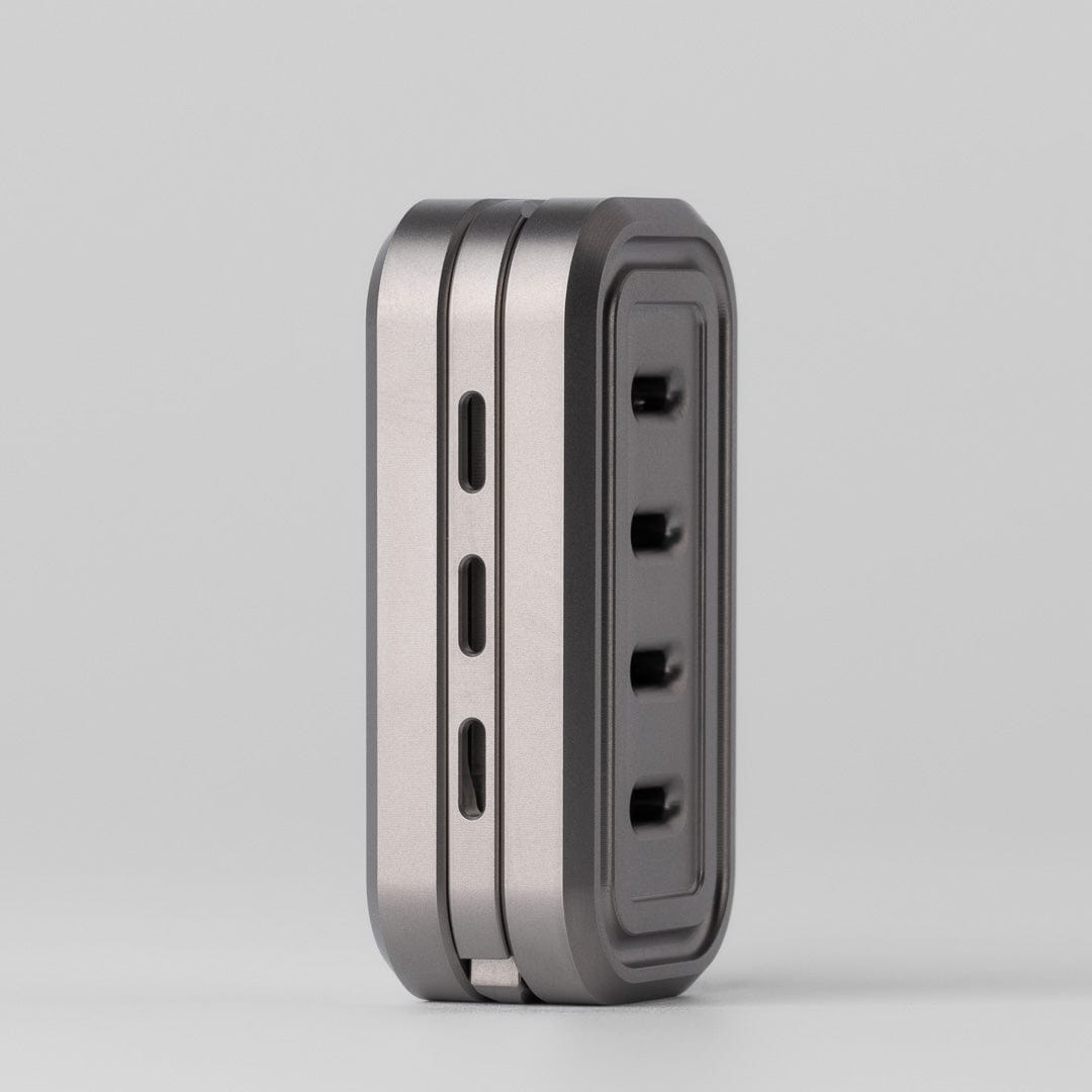 JZS EDC Fidget Slider Jingle Slider Titanium+Zirconium(Turning fork middle layer) Ships on June 15