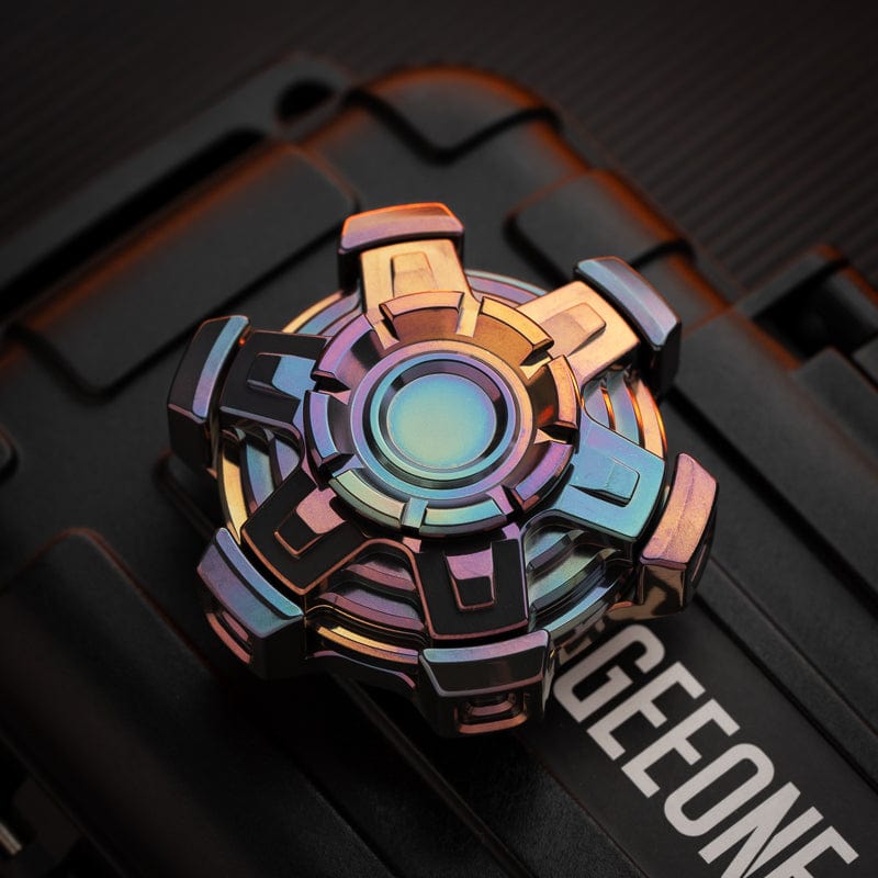 JZS EDC Fidget Spinner Machinarium 3.0 Polished Zirconium-coloring