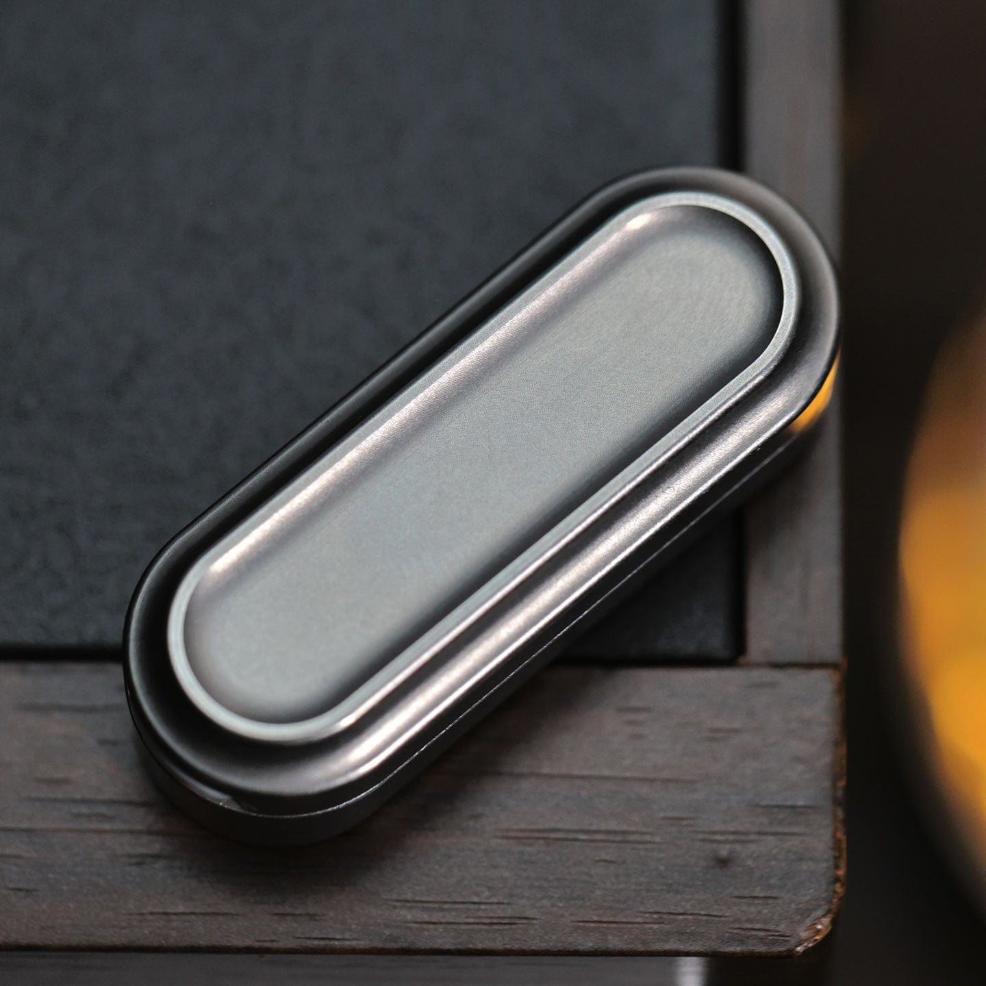 KAIS Fidget Slider RUYI S Stonewashed Stainless Steel-super dense (ships in 5 days)