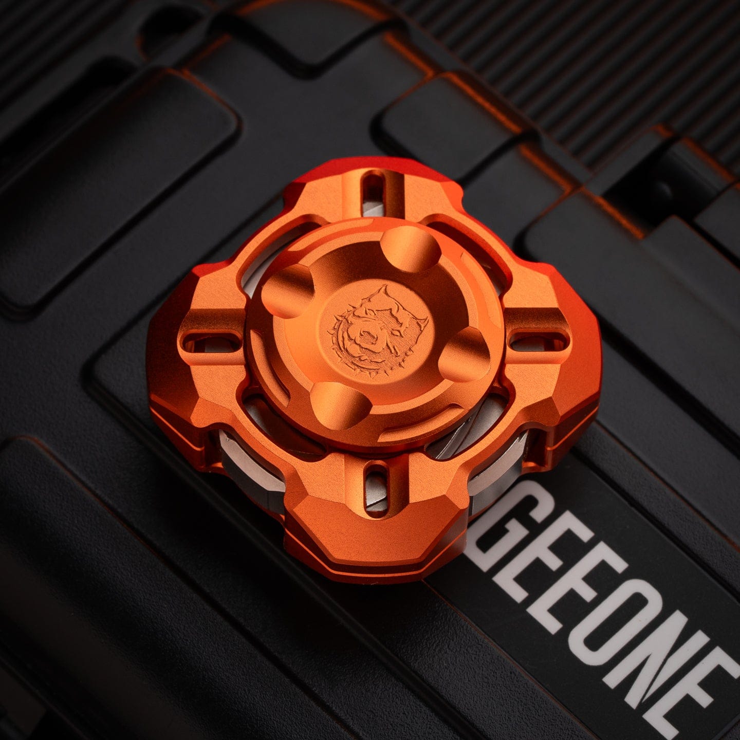 KTS 只禁优惠代码 M4 Tenon Spinner Aluminum/Stainless Steel-orange