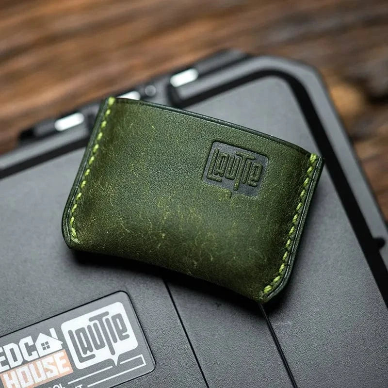 LAUTIE 只禁优惠代码 Poker Shuffle 2.0 Regular Purchase / Leather Slip (green)