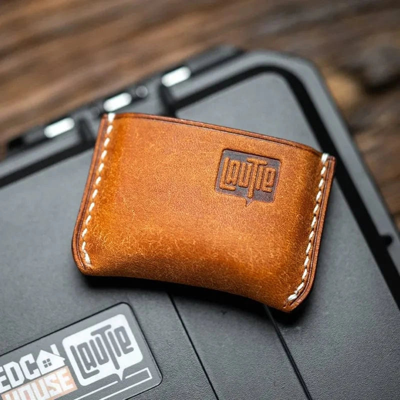 LAUTIE 只禁优惠代码 Poker Shuffle 2.0 Regular Purchase / Leather Slip (yellow brown)