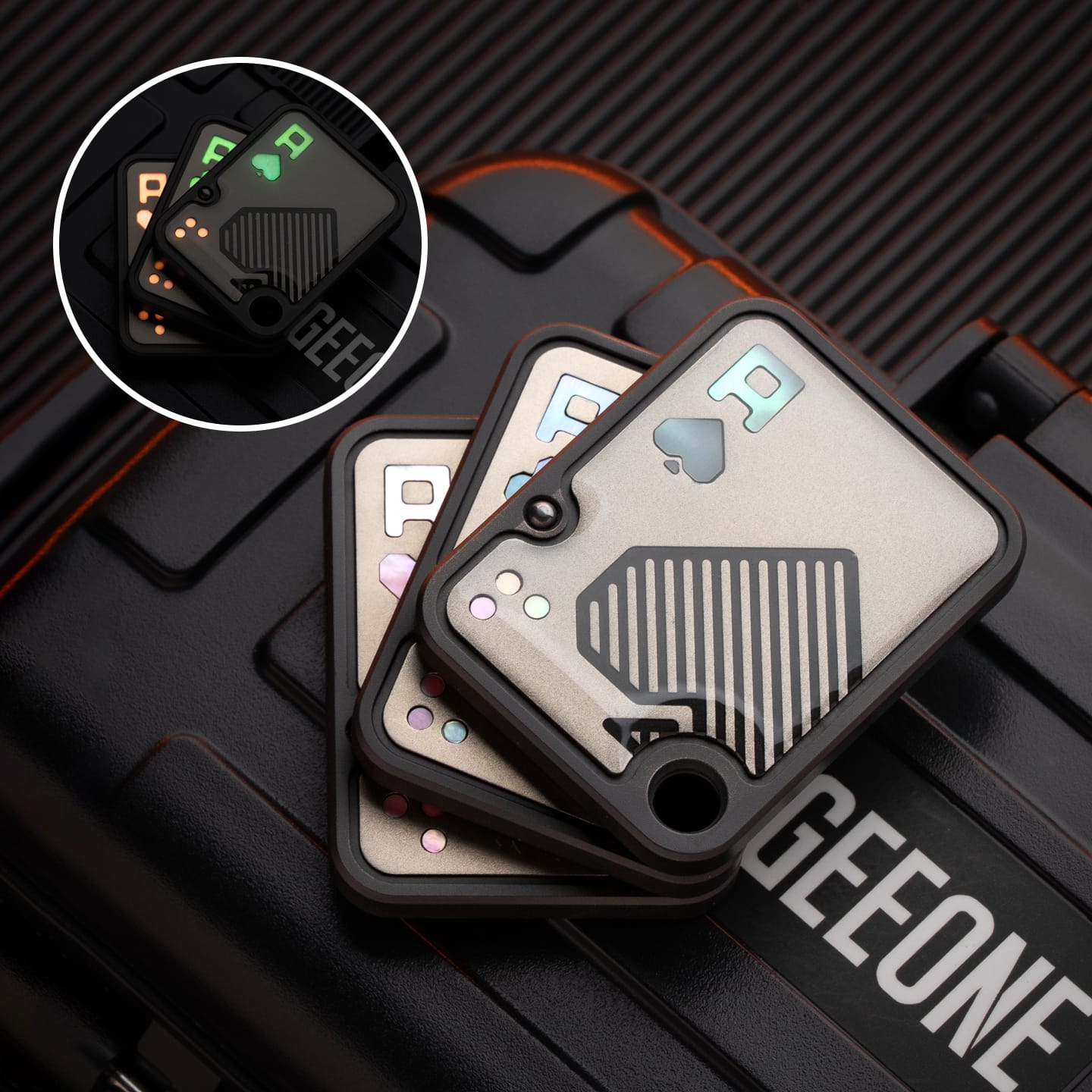 LAUTIE 只禁优惠代码 Poker Shuffle 3.0 Regular Purchase / Zirconium (AAA) - Luminous shell coating