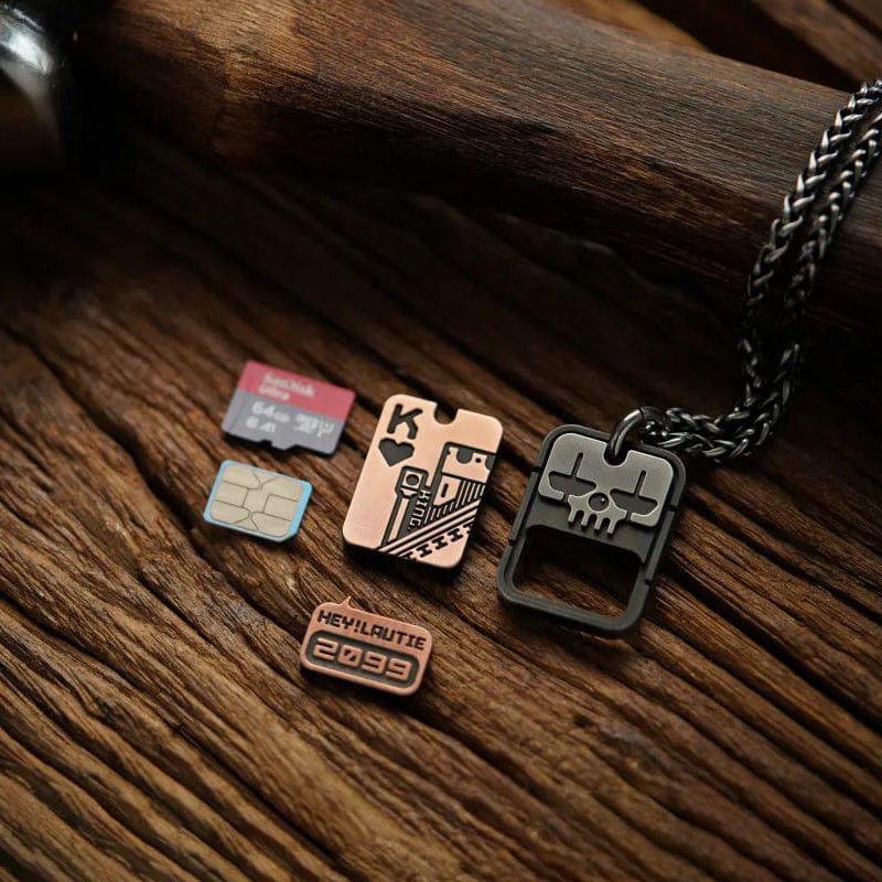 LAUTIE Pendants POKER PENDANT Red Peach K / Cupronickel + Copper