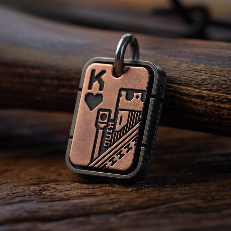 LAUTIE Pendants POKER PENDANT Red Peach K / Cupronickel + Copper