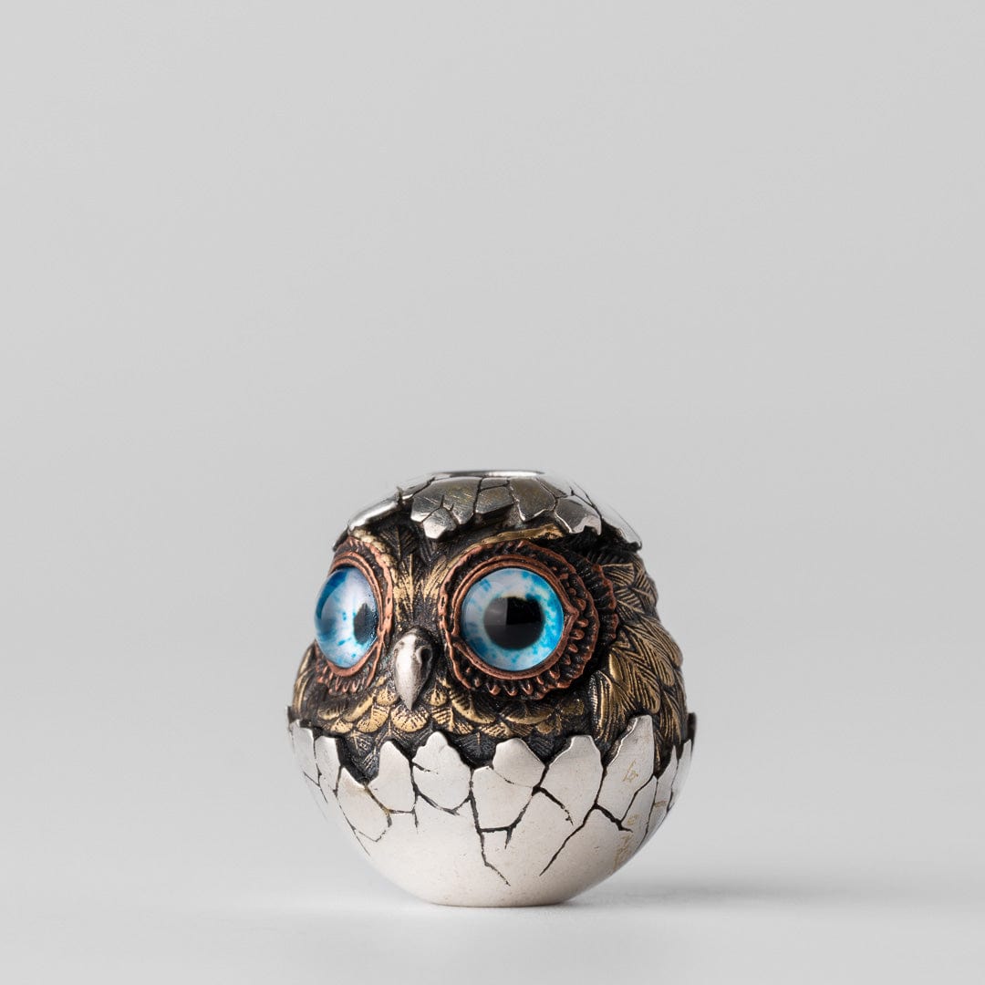 LY EDC Pendants Owl (eggshell) Lanyard Bead