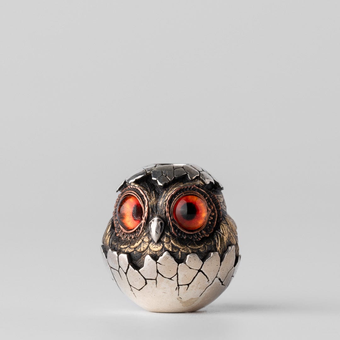 LY EDC Pendants Owl (eggshell) Lanyard Bead