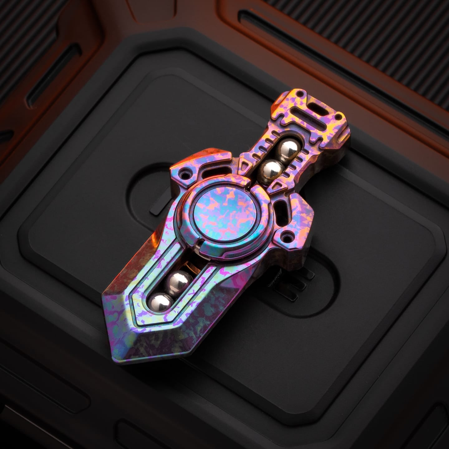 MACKIE Fidget Spinner Galatine Mini Zirconium Splash