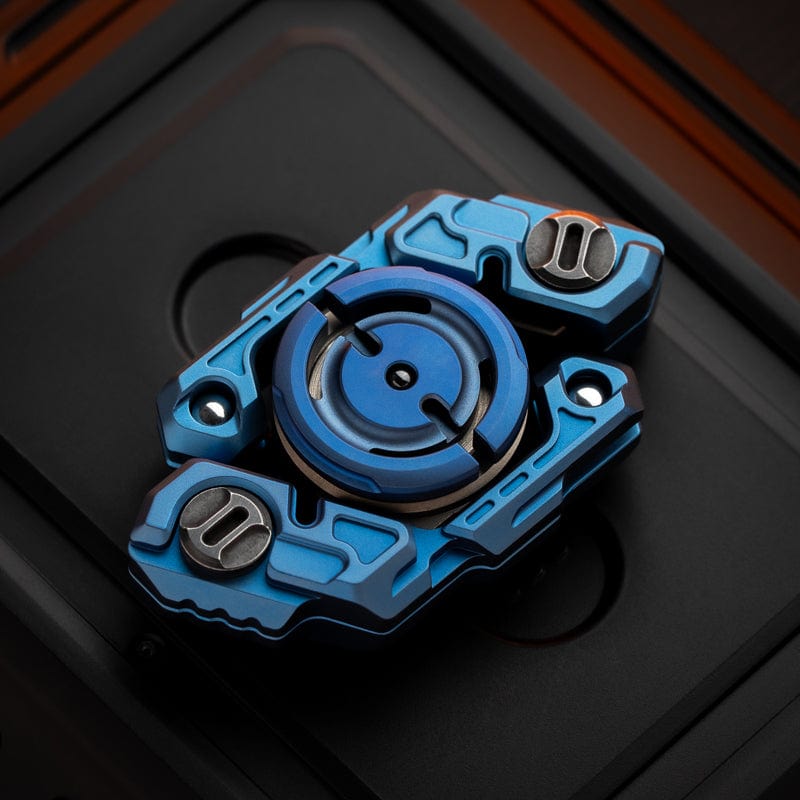 MACKIE Fidget Spinner ROBOTIC ARM Titanium Blue