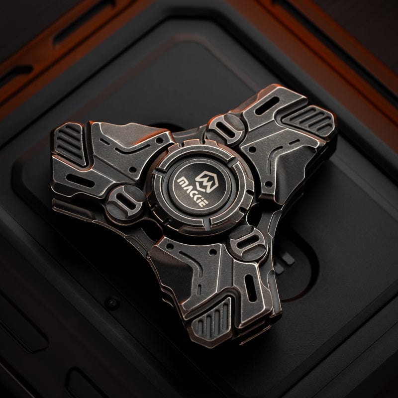 MACKIE Fidget Spinner RX-03 Distress Stainless Steel