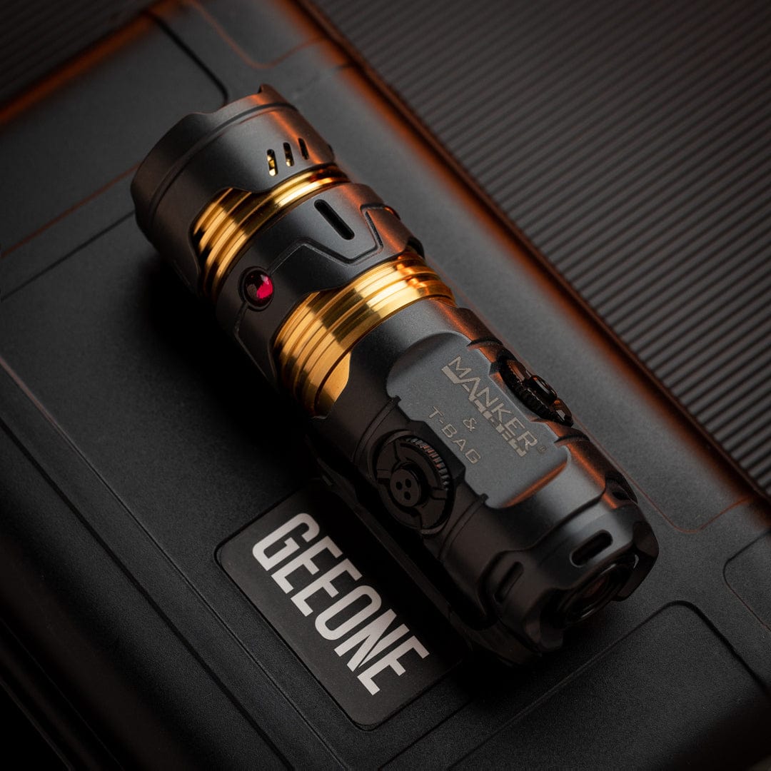 Manker Multi Tool Mankerlight TimeBack III Zirconium + Gold Titanium