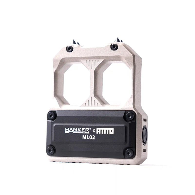 Manker Multi Tool ML02 Tactical Flashlight Aluminium-Grey(main color)