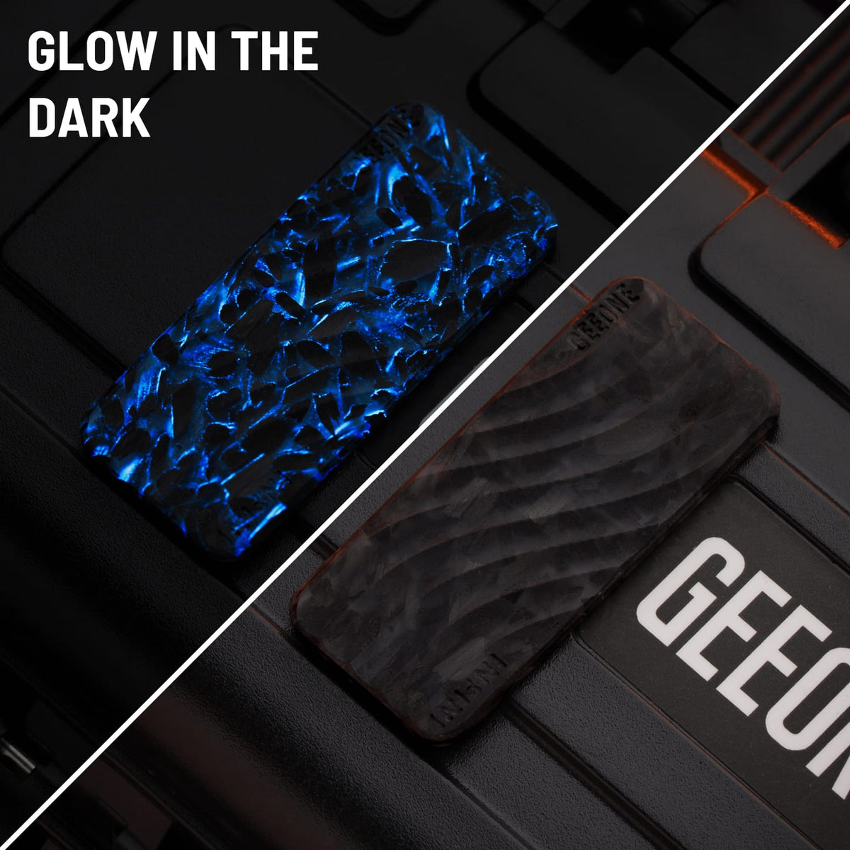 MHP 只禁优惠代码 Formless Plate - Carbon Fiber (Glow in the dark) without main body