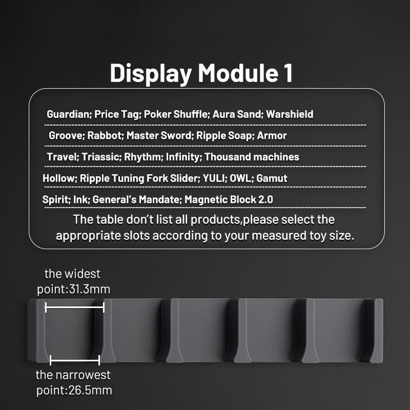 MONIZI 只禁优惠代码 Display Stand