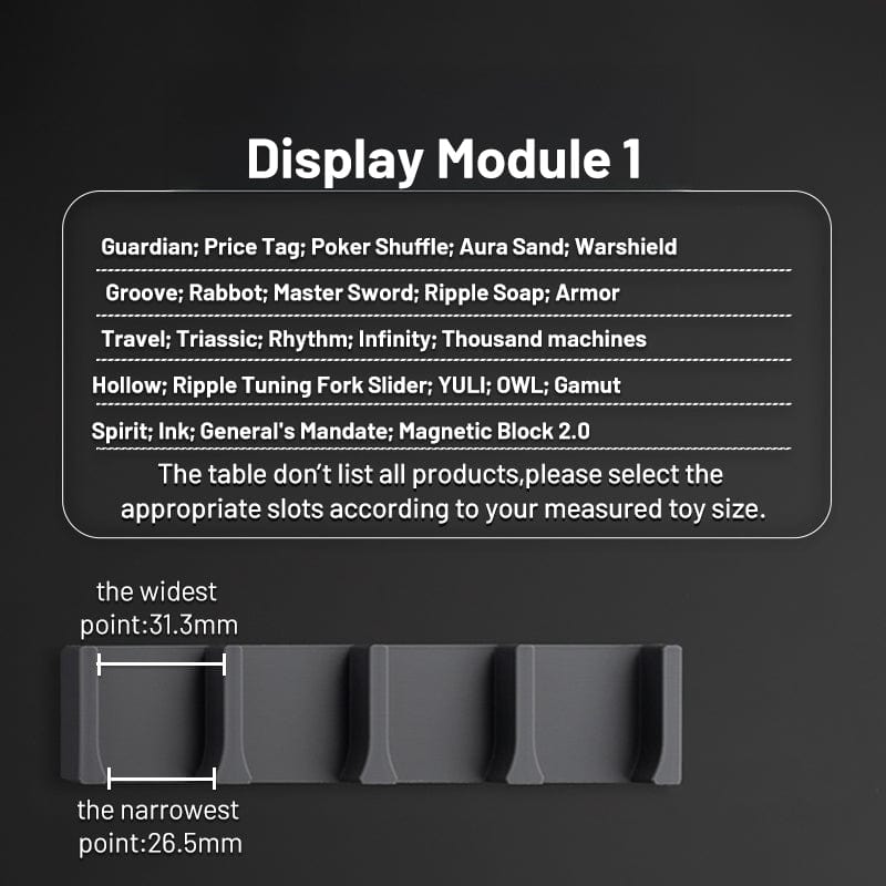 MONIZI 只禁优惠代码 Display Stand