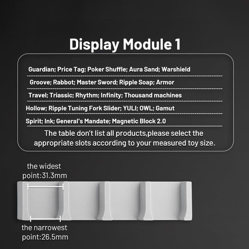 MONIZI 只禁优惠代码 Display Stand