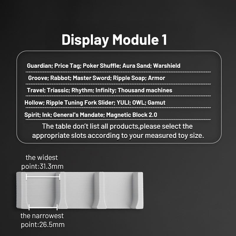 MONIZI 只禁优惠代码 Display Stand