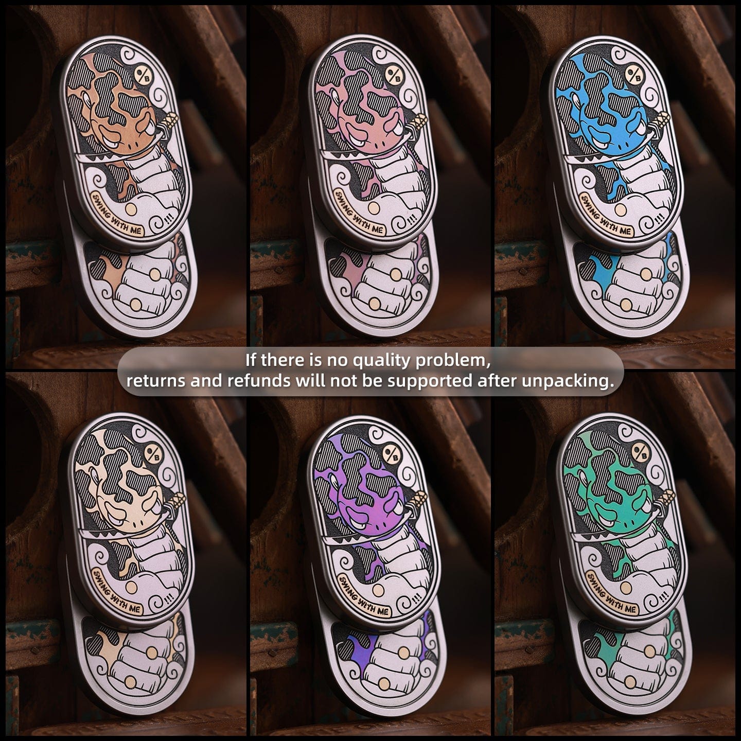 MOT 只禁优惠代码 Groove Pro Colored Titanium-mystery box (ships in 20 days)