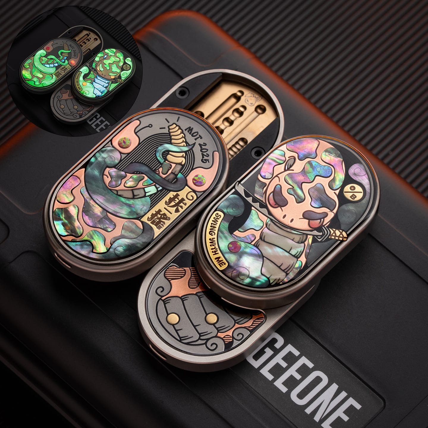 MOT 禁店铺满减及优惠代码 Groove Pro-Fu Yao Groove Pro (Crystal Sealing Version) / Titanium (updated edition) - purple cloud (glow in the dark)