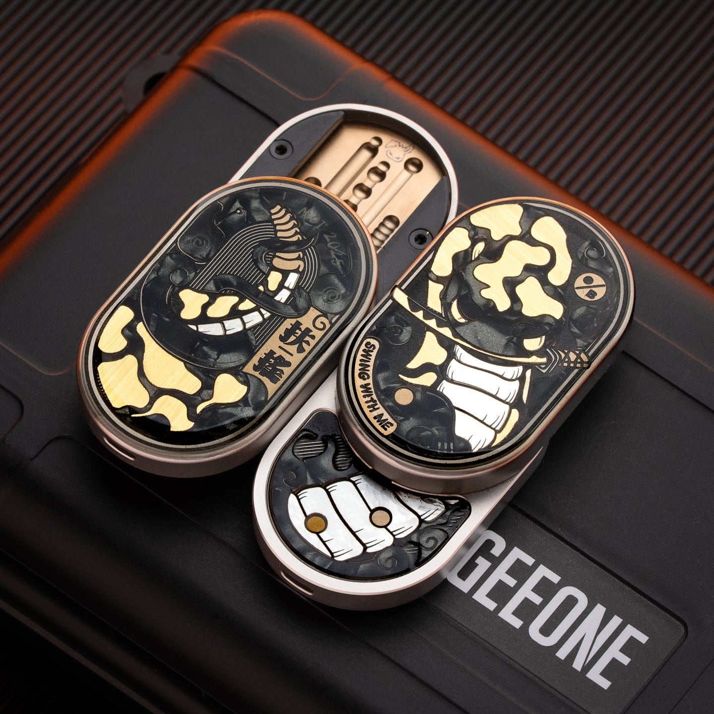 MOT 只禁优惠代码 Groove Pro-Fu Yao Groove Pro (DIY Version) / Titanium-photolithography black&golden