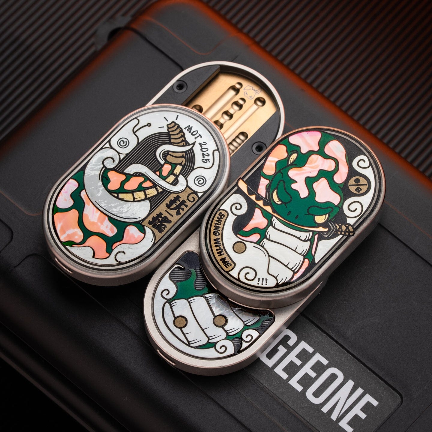 MOT 禁店铺满减及优惠代码 Groove Pro-Fu Yao Titanium-photolithography Mint cool green