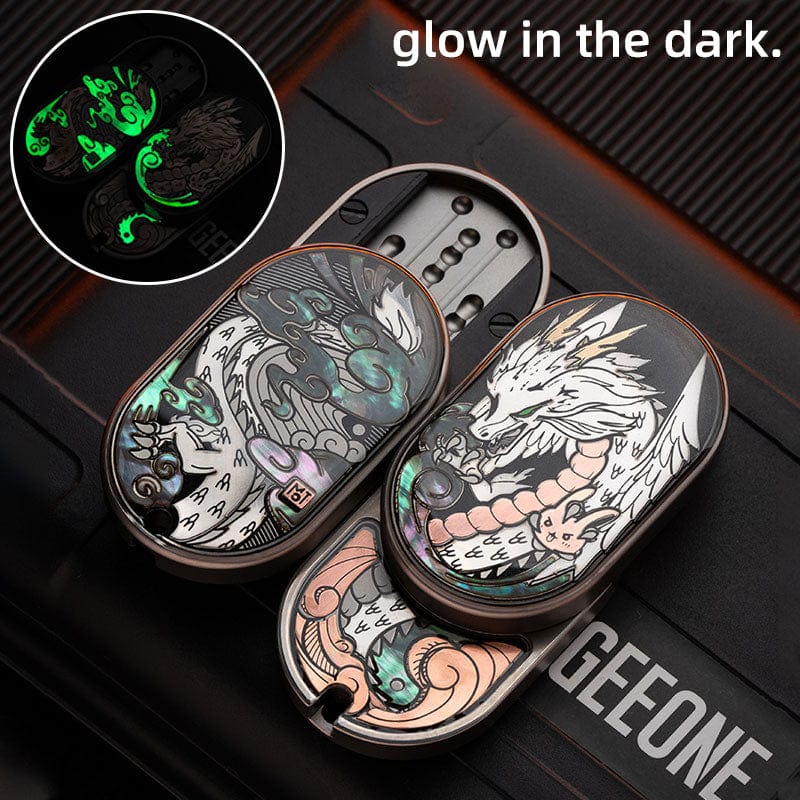 MOT 禁店铺满减及优惠代码 Groove Slider Titanium-silver dragon coating (purple shell)